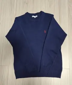 【美品】U.S. POLO ASSN. ニット セーター ネイビー M