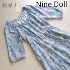 NineDoll⭐新品！定価12000円 日本製 ティアードワンピース/ドレス