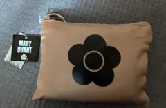 MARY QUANT エコバッグ ベージュ 花デザイン