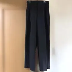 【即購入可 未使用品】 GU ワイドパンツ 黒 レディースSサイズ 匿名配送