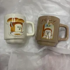 ニコアンド　パンどろぼう コラボ　マグカップ 2個セット