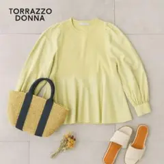 E673 TORRAZZO DONNA/トラッツォドンナ ペプラムトップス