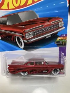 115‼️'59 Chevy Impala ミニカー 赤　インパラ祭り実施中
