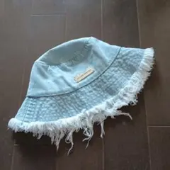 PRANK WINTER デニム バケットハット フリンジ