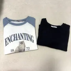 ショート丈 半袖 Tシャツ まとめ売り