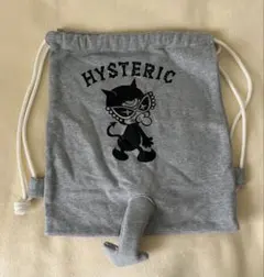 《レア》HYSTERIC MINI 巾着リュック　デビルしっぽ付き　グレー
