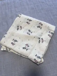 コットン花柄　ガーゼケット