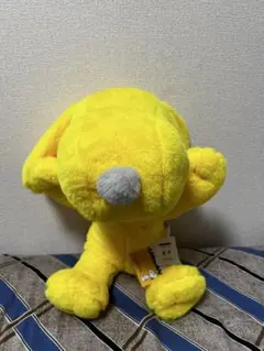約53㎝ SNOOPY スヌーピー ふわふわ　ぬいぐるみ 寝そべり イエロー