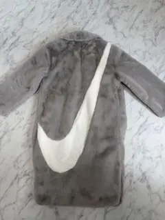 ‼️最終値下げ‼️ NIKE グレー ロング ファーコート Sサイズ