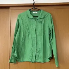 ニコアンド　シャツ　グリーンのサムネイル