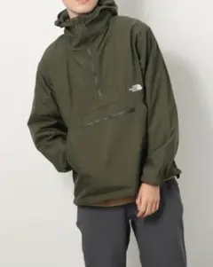美品 ノースフェイス コンパクトアノラック オリーブ色
