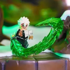 レゴ互換　鬼滅の刃キャラクタ- 不死川実弥(カッコ武器)ミニフィグ1体