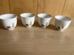 深川製磁　唐子遊び　湯呑み