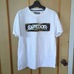 OUTDOOR PRODUCTS 迷彩ロゴ Tシャツ LL