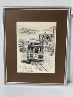 鉛筆画「Cloudy Florence」B5大サイズ