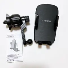 スマホホルダー 車 車載 二重360°調整 自転車 エアコン 吹き出し口