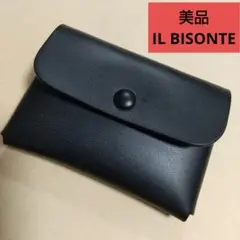 美品 IL BISONTE イルビゾンテ レア 名刺入れ カードケース ホック