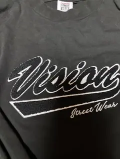 Vision Street Wear ブラック LL トレーナー　厚手ロンT