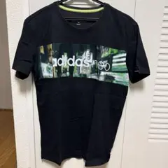 adidas neo 黒 Tシャツ J/M