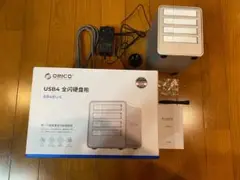 ほぼ新品 ORICO 4ベイM.2 SSDケース 8TBx4 8848U4