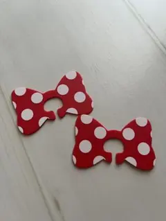 ミニー　リボン型クリップ