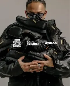 Clarks Wallabee / BLACK EYE PATCH / 27cm