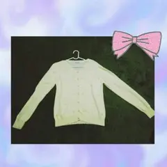 未使用☆ビジュー付きカーディガン