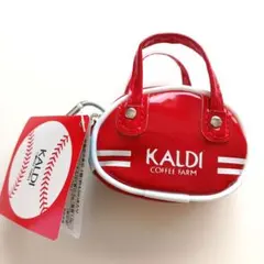 開封して発送　カルディ　 レトロスポーツバッグ　赤