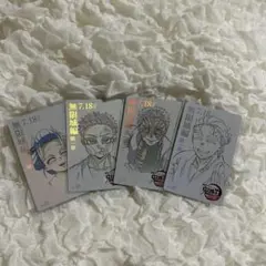 鬼滅の刃 ムービーチケット風コレクションカード無限城編 恋雪 狛治 猗窩座 慶蔵