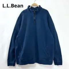 エルエルビーン ハーフジップ 無地 スウェット プルオーバー パーカー S92