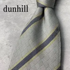 極美品】dunhill ネクタイ ドット柄 ネイビー イギリス製 お洒落 