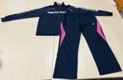new balance ジャージ上下セット ネイビー/ピンク