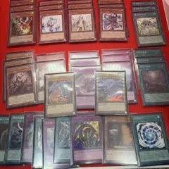 遊戯王　原石青眼デッキ　スリーブ付