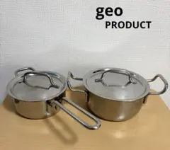 geo PRODUCT（ジオ・プロダクト）片手鍋/両手鍋　蓋付きのサムネイル