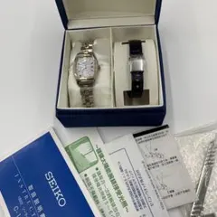 SEIKO セイコー ルキアヤセ 限定モデル ダイヤ サファイア 電波 