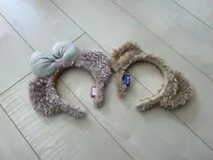 ディズニーランド・シー カチューシャ 2点セット　ダッフィー シェリーメイ