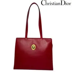 クリスチャンディオール　DIOR CDロゴ　レザー　トートバッグ　肩掛け