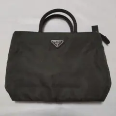 PRADA ダークグリーン ハンドバッグ