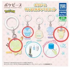 ポケピース ポケモン めじるしガチャマスコット めじるしアクセサリー三点セット