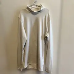 ホワイト 長袖カットソー