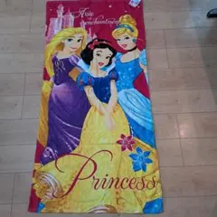 ディズニープリンセス タオル 約140cm x 70cm
