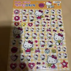 【韓国限定】韓国ダイソー　ハローキティ　キティちゃん　ぷっくりシール