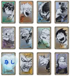 【葉隠なし】ヒロアカ 箔押しクリアカードコレクション　11枚セット 原画展