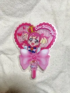 キュアワンダフル 映画 キミとアイドルプリキュア うちわ型クリアカード