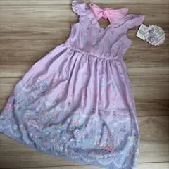 【新品】Econeco☆エコネコ☆ワンピース メリーゴーランド柄☆110のサムネイル