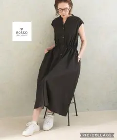 アーバンリサーチ　URBANRESEARCH ウォッシャブル シャツ ワンピース