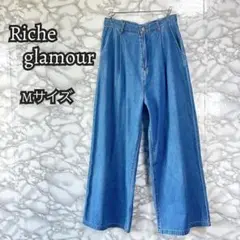 Riche glamour ガウチョパンツ Mサイズ デニム リシェグラマー