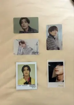 なにわ男子 高橋恭平 CD購入特典のクリアソロカード5枚セット