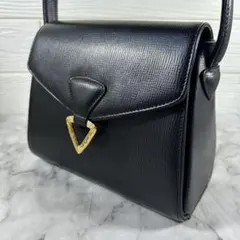 ungaro ブラックレザーハンドバッグ