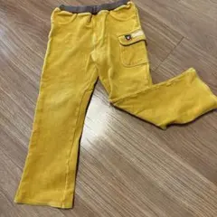 ダブルビーミキハウスDOUBLE.Bズボン110cm 黄色